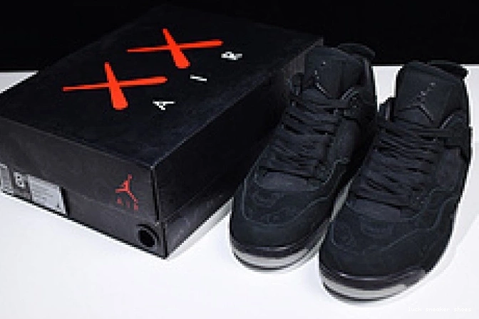 Cheap LUCY 930155 4 kaws Jordan 001 retro Nike Air black 0823